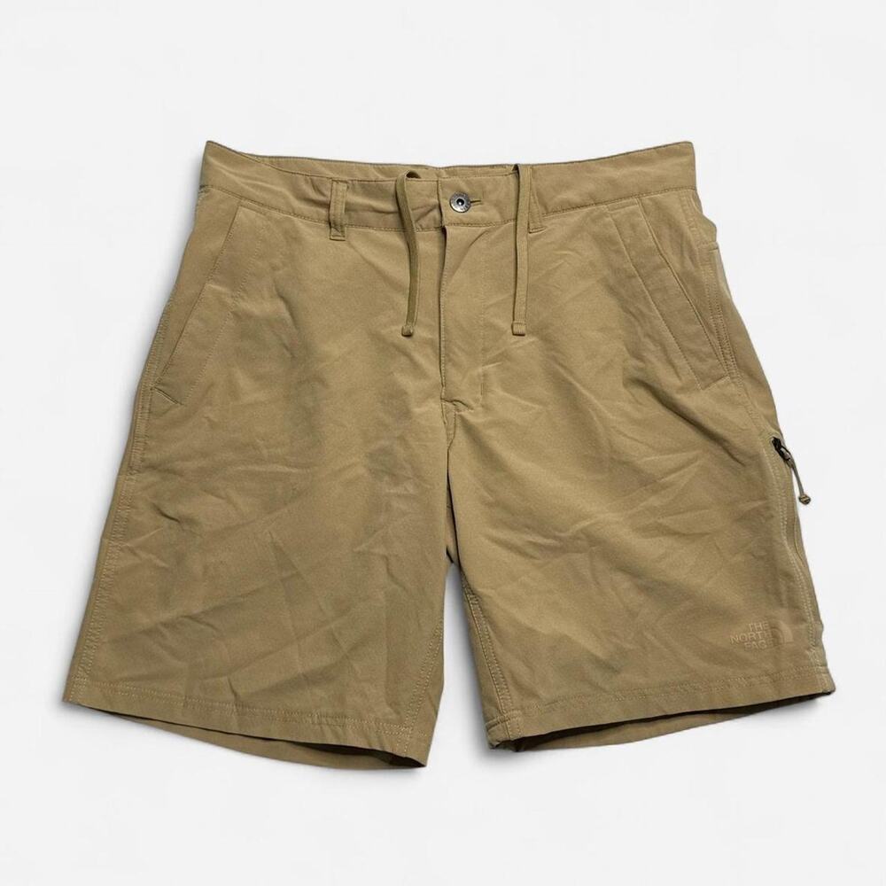 The North Face Tan Hiking Shorts Men’s 32 Khaki Outdoor Stretch